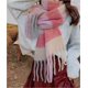 thumbnail image 5 of Bufanda cálida de invierno for mujer, chal largo, bufandas grandes, bufandas gruesas for clima frío, bufandas grandes y gruesas de gran tamaño., 5 of 5