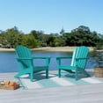 thumbnail image 2 of Chaise Adirondack Classique d'Extérieur (Ensemble de 2) en Turquoise, 2 of 7