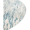 thumbnail image 3 of Unique Loom Oasis Collection Area Rug - Water (4' Round Blue/Navy Blue), 3 of 6