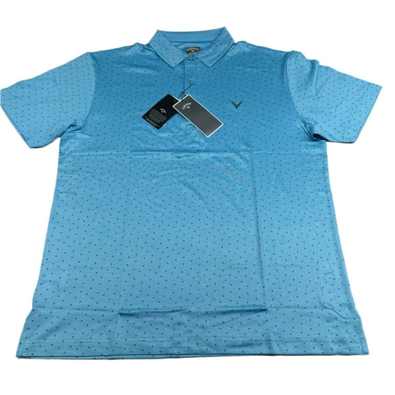 Callaway Opti-Dri Men's Polo Shirt, Size M, Light Blue - NEW