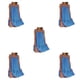 thumbnail image 2 of Vestido bohemio Minnieouse largo multifuncional elegante sin hombros azul S Type2 NO2, 2 of 6
