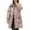 Khaki, variant on Cnbwig Womens Parkas Warm Jackets Winter Thickened Warm Lamb Mid Length Padded Coat Sherpa Jacket Solid Color Outerwear Hood with Pockets Classic-Fit Soft Jackets Overcoat Black L