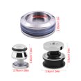 thumbnail image 3 of Modern Stainless Steel Bathroom Shower Glass Sliding Barn Door Hardware Set Accessories, 3 of 8