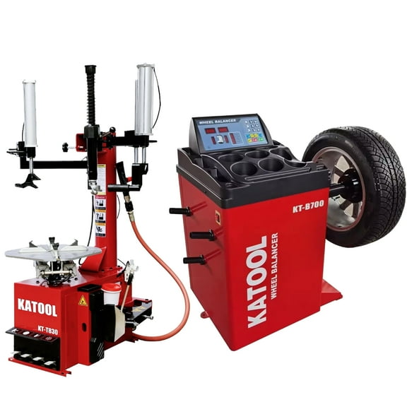 Tire Changer Machine KT-T830  Wheel Balancer KT-B700 Garage Equipment 2.0 Hp Bead Blaster