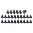 thumbnail image 1 of 25Pcs Button Switch Push for Industrial Equipment Control with Light Washer AC0~240V, 1 of 4