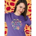 thumbnail image 2 of Cinco De Mayo Cluttered Party Shaped T-Shirt Women -Image by Shutterstock, Female 3X-Large, 2 of 4