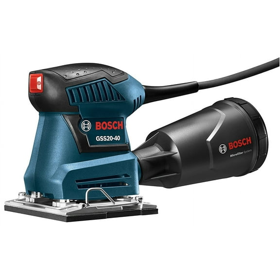 Bosch GSS20-40 Orbital Finishing Sander (1/4-Sheet)