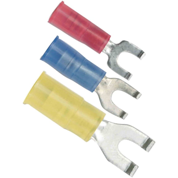 Ancor 220323 12-10 AWG No.10 Nylon Flanged Spade Terminal - Pack of 100