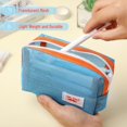 thumbnail image 3 of Mr. Pen- Mesh Pencil Case, Blue, Mesh Zipper Pouch Bags, Mesh Bags with Zipper Pouches for Organization, Small Makeup Bag, 3 of 6