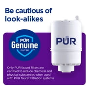 PUR Faucet Mount Water Filtration System, Vertical, White, FM3333B
