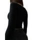 thumbnail image 5 of VISgogo Tops de Mujer, Camiseta de Punto de Color Sólido de Manga Larga con Cuello en U para Damas Jóvenes VISgogo moda, 5 of 9