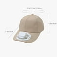 thumbnail image 3 of Yoziaaoa 3 Pcs USB Rechargeable Cooling Fan Hat With 360° Adjustable Breeze, UPF50+ Sun Protection For Outdoor Activities, Type-C Fast Charging, 8.66x4.72x5.91in(Multi-color), 3 of 6