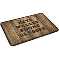 thumbnail image 3 of Keys Wallet Phone Glasses Funny Doormats,Funny Doormat, Welcome Doormat,Home Decor Area Rugs Coral Velvet Rug 16”x24”, 3 of 4
