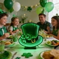 thumbnail image 6 of Deeceymbur St Patricks Day Green Hat LED Mirror Ambient Light Multilayer Neon Glowing USB Powered for Home Bedroom Desk Holiday Decor, 6 of 7