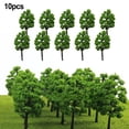 thumbnail image 1 of Lefu 10pcs 7cm Simulation Plants Model Trees Train Railroad Diorama Landscape Scenery, 1 of 9