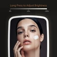thumbnail image 3 of NEZZOE Touch Screen Vanity Mirror with LED Brightness Adjustable Portable USB Rechargeable, 3 of 7