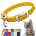 thumbnail image 1 of Collar de cuero para gato CollarDirect con campana y correa de seguridad, 1 of 6