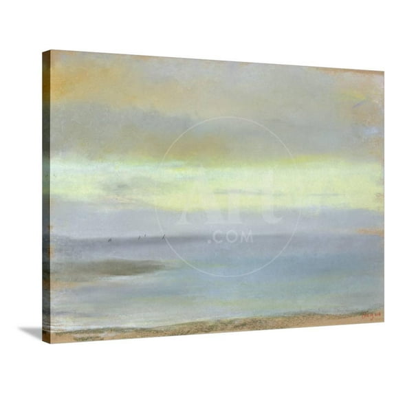 Marine Sunset, C1869, Scenic Stretched Canvas Wall Art by Edgar Degas Sold by ArtCom