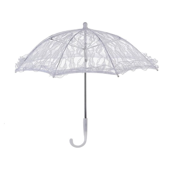 Graceful Lace Parasol For Wedding Day and Stage Shows Bridal Shower Decors Stylish Lace Umbrella Elegant Wedding Decors
