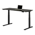 thumbnail image 2 of South Shore Ezra, Contemporary Adjustable Height Standing Desk, Gray Oak and Matte Black, 2 of 9