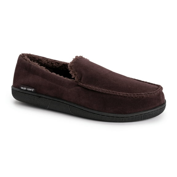 MUK LUKS Men's Faux Suede Moccasin