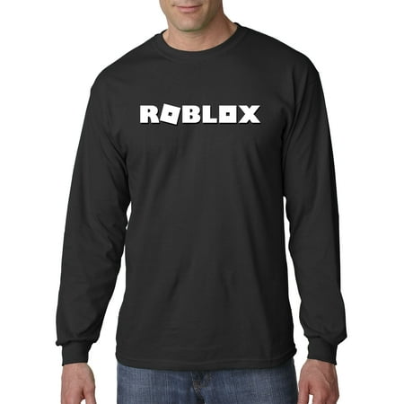Trendy Usa 923 Unisex Long Sleeve T Shirt Roblox Logo Game Accent Xl Black - roblox black girl jeans