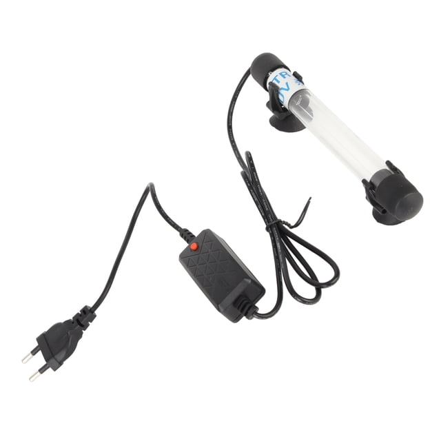 Luz Limpia Para Peceras, Esterilizador UV, Lámpara Limpia De Algas Para Acuario, Con Potentes Ventosas, Mantiene Una Buena Del Agua Y Reduce Las Algas, Para
