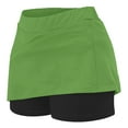 thumbnail image 3 of ZACPNCV Girl's Skorts Tummy Control Skorts Dressy Casual High Waist Athletic Shorts Skirts Olive Green 6-7 Years, 3 of 7