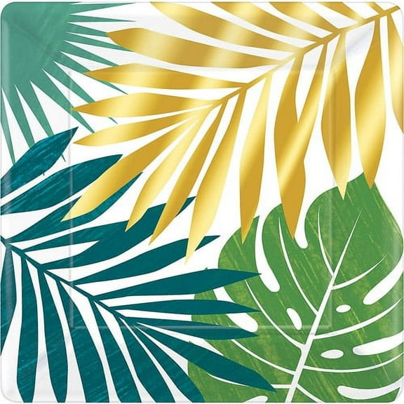 Summer 'Key West' Extra Large Paper Plates (8ct)
