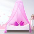 thumbnail image 2 of to East Dosel de cama rosa para niñas, dosel de cama de princesa para habitación de niños, dosel de mosquitera para camas de niñas, tela ignífuga, 2 of 4