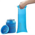 thumbnail image 1 of 50 Pcs 1000 ml Spit Bags, Vomit Bags, Poop Bags with Ring for Travel Sickness Aeroplane Hospital Use, 1 of 5