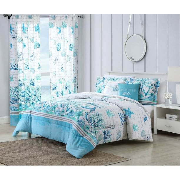 Piece Twin Comforter Bedding Set, Teal Blue Twin Bedding