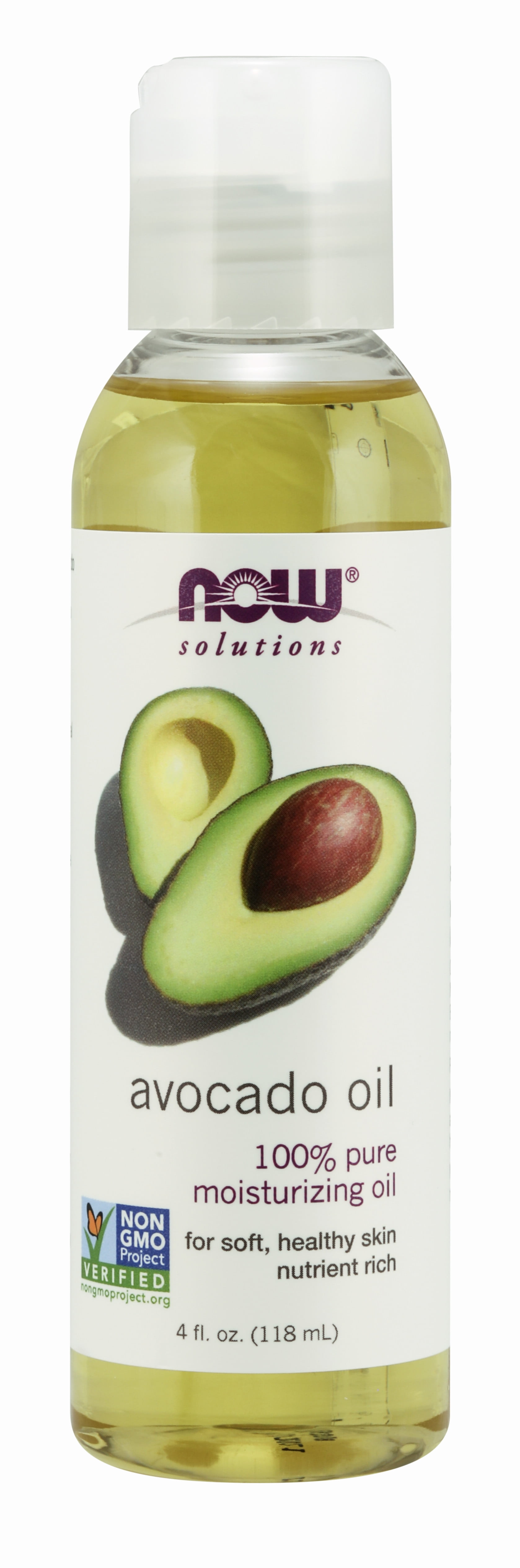 NOW Solutions, Avocado Oil, 100 Pure Moisturizing Oil, Nutrient Rich