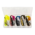 thumbnail image 3 of jinwen 5 Pcs Leurres Souples à Queue de Pagaie Mini pour Truite Doré Poisson Rouge, 3 of 9