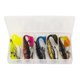 thumbnail image 3 of Señuelos de pesca,Kit de señuelos de pesca de cebos blandos Swimbait con caja,Mini señuelo de pesca Tackle Paddle Tail Crankbait,Señuelos de pesca de buceo hundidos en 3D con gancho,Soft, 3 of 9