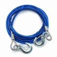 thumbnail image 1 of Heavy Duty Towing Rope 4m 5 Tons Wire Rope Safety Hook Steel Rope Emergency Towing Car, 1 of 5