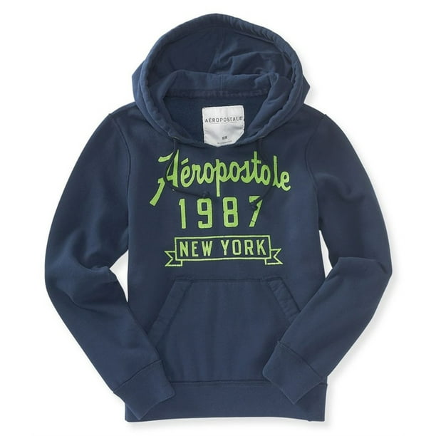Aeropostale New York Sudadera con Capucha para Hombre Azul XX Large Aeropostale Sudadera Bodega Aurrera en linea