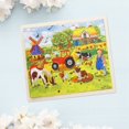 thumbnail image 2 of Juguete para niños, 60 piezas/juego de dibujos animados de madera, juguete educativo para niños, rompecabezas, juguete para lograr más, 2 of 2