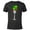 Black, variant on Toy Story 4 Forky Lucky Shamrock St. Patrick's Day - Short Sleeve Blended T-Shirt for Adults - Customized-Black
