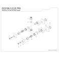 thumbnail image 3 of Kingston Brass CC2131PX Vintage Wall-Mount Tub Filler Faucet with Riser Adapter in Polished Chrome, 3 of 4
