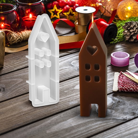 Mini Muffin Silicone Molds,Molds Casting Molds Houses Candle Molds,Silicone Mini Muffin Pan Set,Cups Cupcake Pan,Nonstick Silicone Baking Pan,Mini Muffin Tin and Dishwasher(1pc L 6.4in)