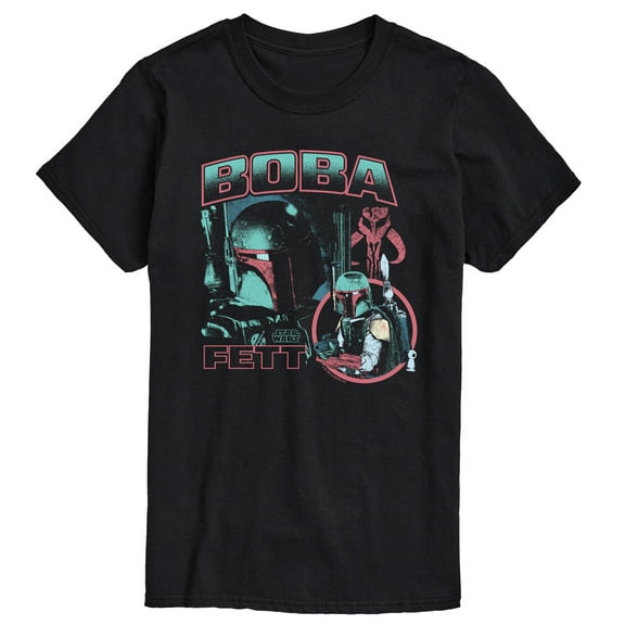 Star Wars - Boba Fett Bounty Hunter Collage - Men's Short Sleeve Tee