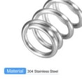 thumbnail image 4 of Compression Spring, 5 Pack 304 Stainless Steel, 6mm OD, 0.8mm Wire, 45mm Length, 4 of 6