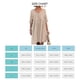 thumbnail image 5 of Vestido casual de verano, fibra de poliéster suave, cuello en V, correa de apertura trasera, vestido casual para mujer, dobladillo suelto para uso diario LHCER  Vestido de manga corta, 5 of 6