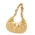 thumbnail image 3 of Bolso para las axilas Bolso pequeño de piel sintética para mujer Bolso de hombro de color sólido Bolso monedero para teléfono, amarillo Methold AP000377-02, 3 of 7