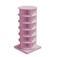 thumbnail image 6 of Glavbiku 360° Rotating Shoe Rack Tower,6-Tiers Shoe Organizer for Entryway,Spinning Storage,Pink, 6 of 10