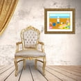 thumbnail image 3 of Blanckslate   18x15 Gold Ornate Wood Framed with Double Matting Museum Art Print Titled - Beachy Keen Collection A, 3 of 4