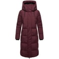 thumbnail image 4 of Marikoo Women's Long Winter Coat with Hood - Knee-Length - Water-Repellent - Chumanii XVI, 4 of 9