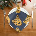thumbnail image 2 of Napkin Satin Napkin 20*20Inchx1 Kitchen Towel Dinner Plate Towel Decorative Towel Napkin Tea Towel Suitable For Kitchen Table Leopard, 2 of 8