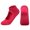 Red, variant on HAXMNOU Ladies' Solid Color Backless Grip Socks Yoga Ankle Sports Socks Ladies' Anti Slip Slippers Socks Red